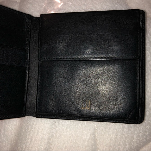 Dunhill Men's Bifold Long Bill Wallet Black Leather - Picture 2 of 12